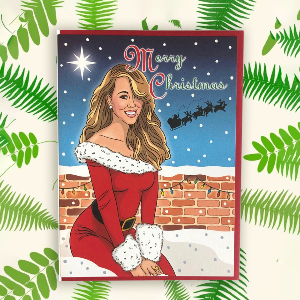 Mariah Carey Merry Christmas Card