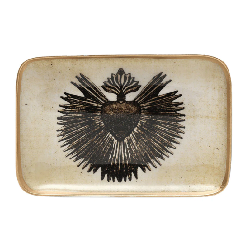 Souvenir De Famille Enameled Trays