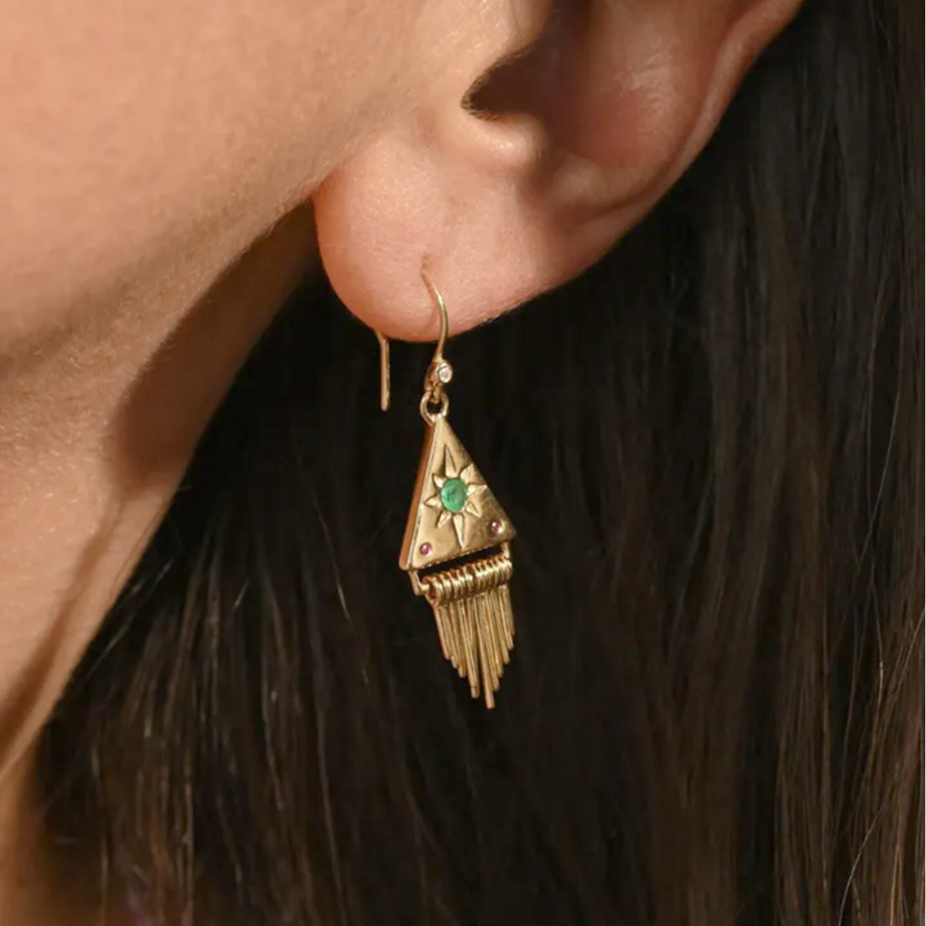 Etruscan Fringe Earrings