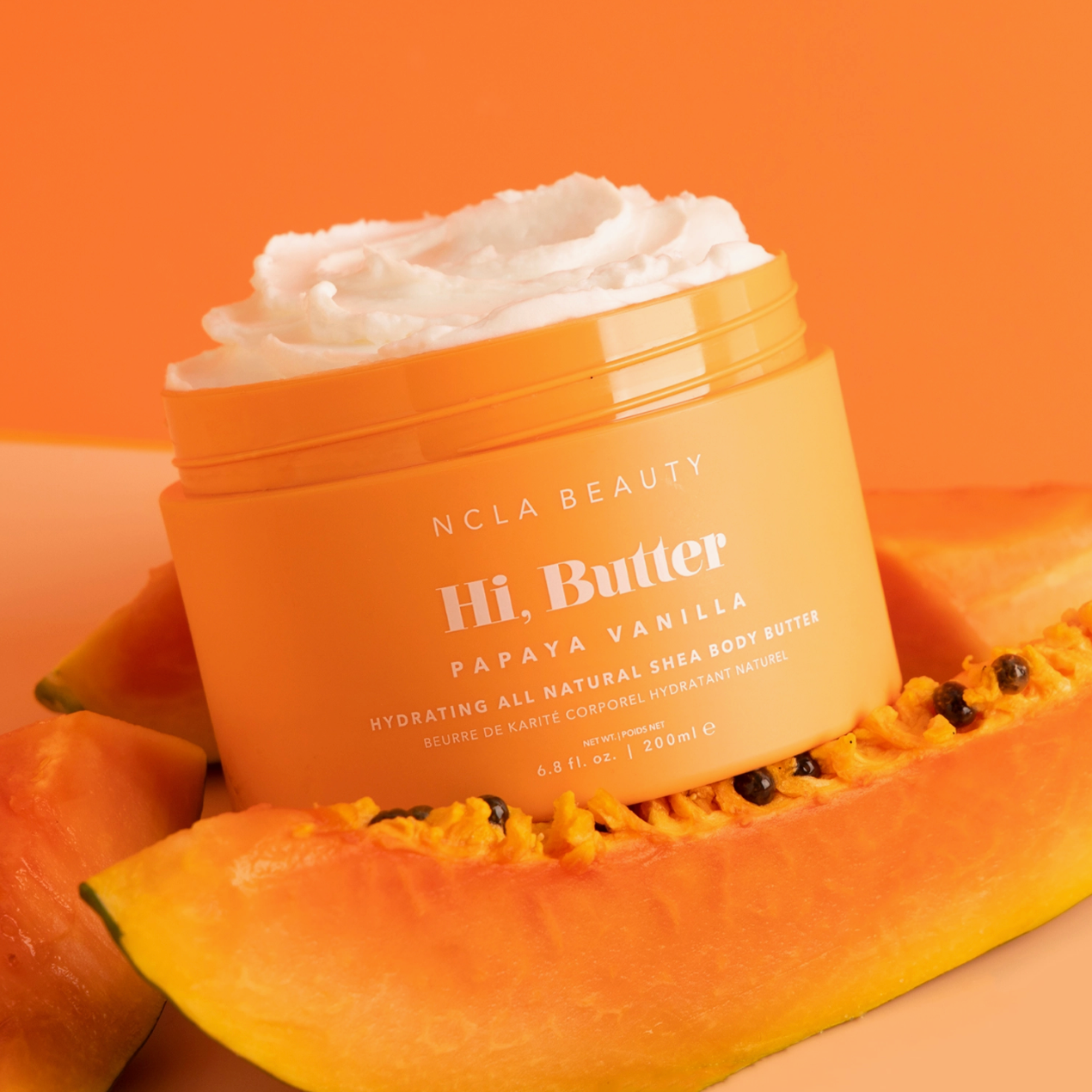 Hi, Butter All Natural Shea Body Butter - Papaya