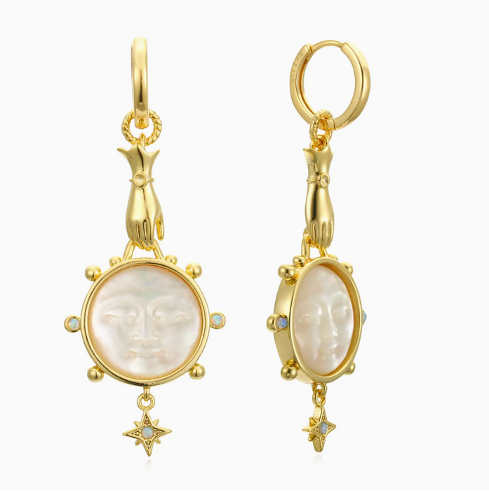 Umbra Dangle Huggie Earrings