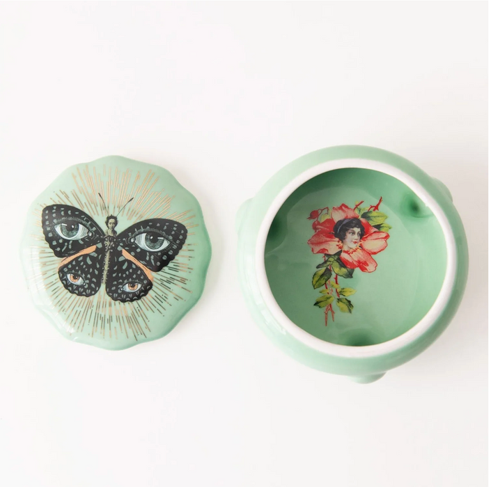 Madame Butterfly Round Box