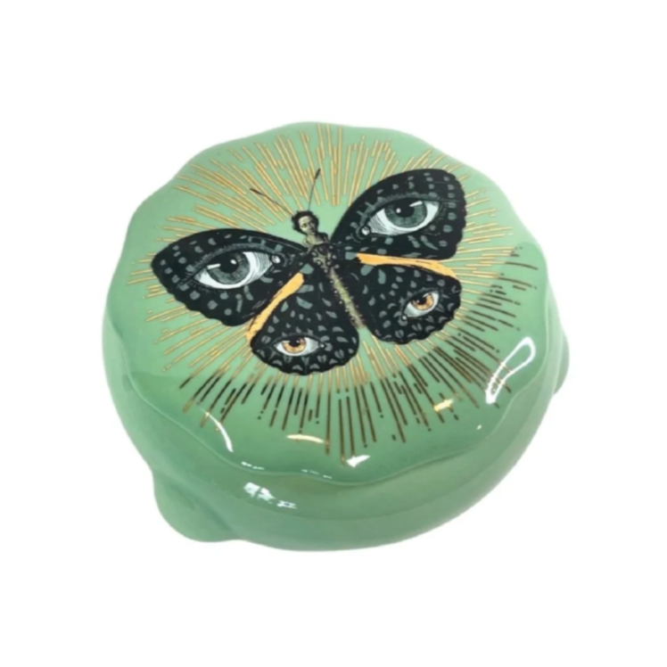 Madame Butterfly Round Box