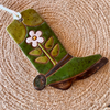 Ceramic Western Boot Ornaments
