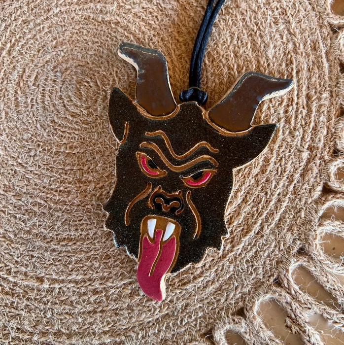 Ceramic Krampus Ornament