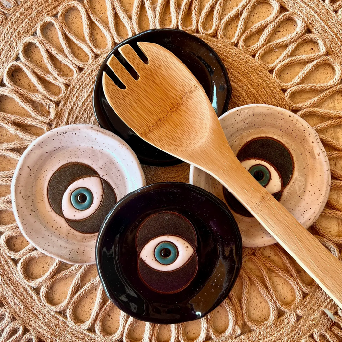 All Seeing Eye Ceramic Spoon Rest