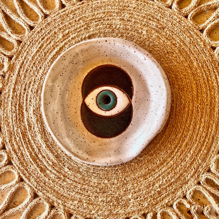 All Seeing Eye Ceramic Spoon Rest