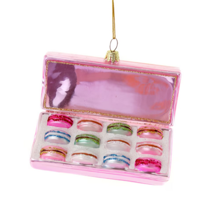 Macarons Glass Ornament