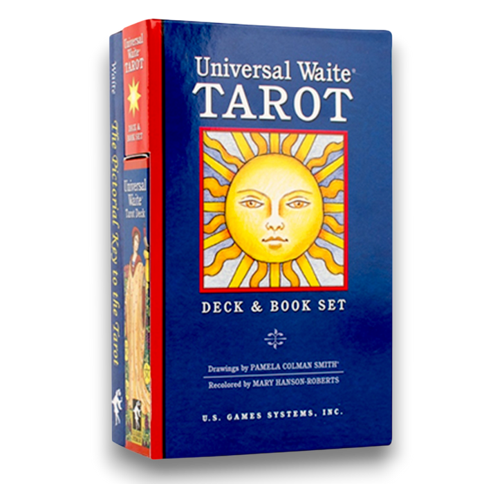 Universal Waite Tarot Deck and Book Set Cards