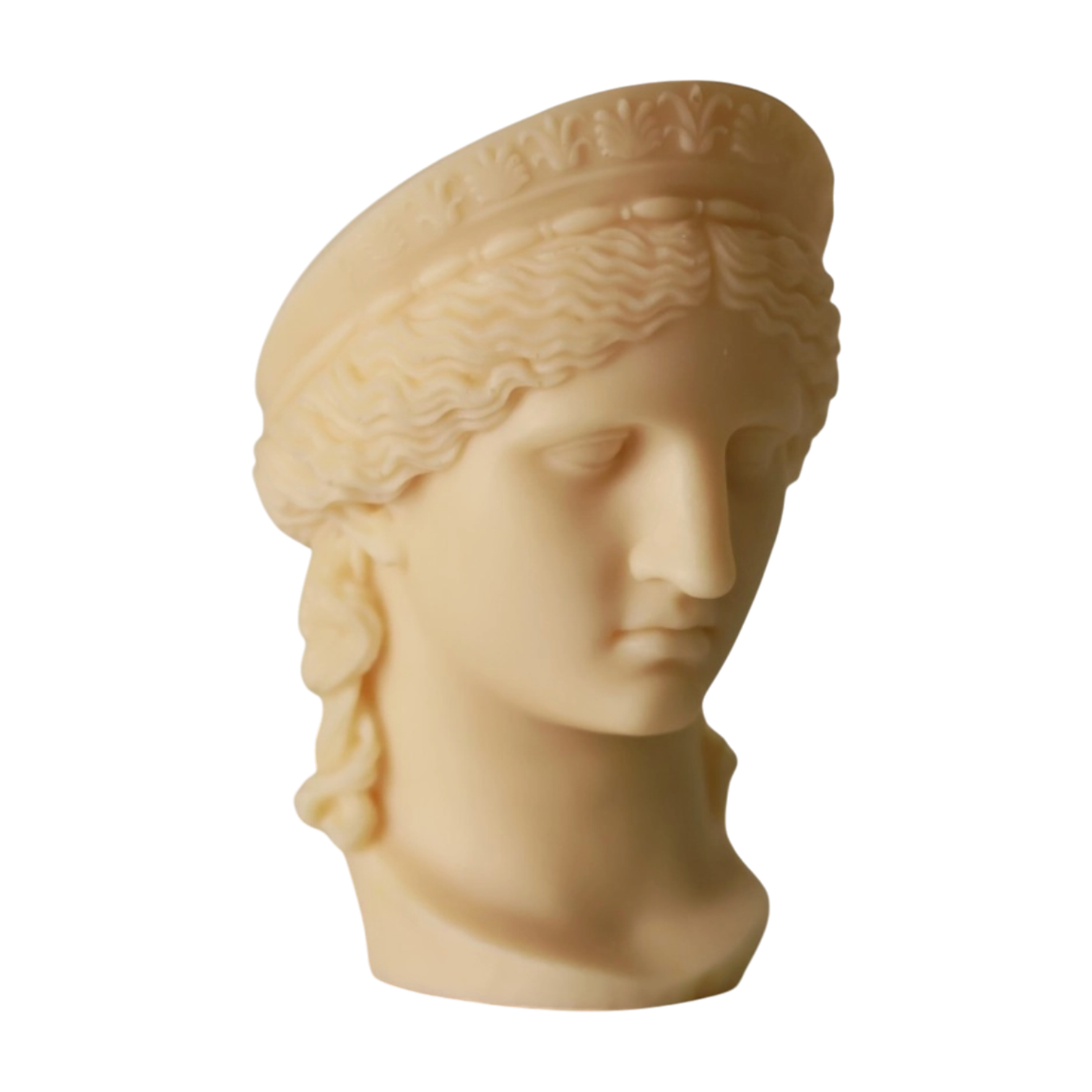 Hera Greek Goddess Bust Statue Candle
