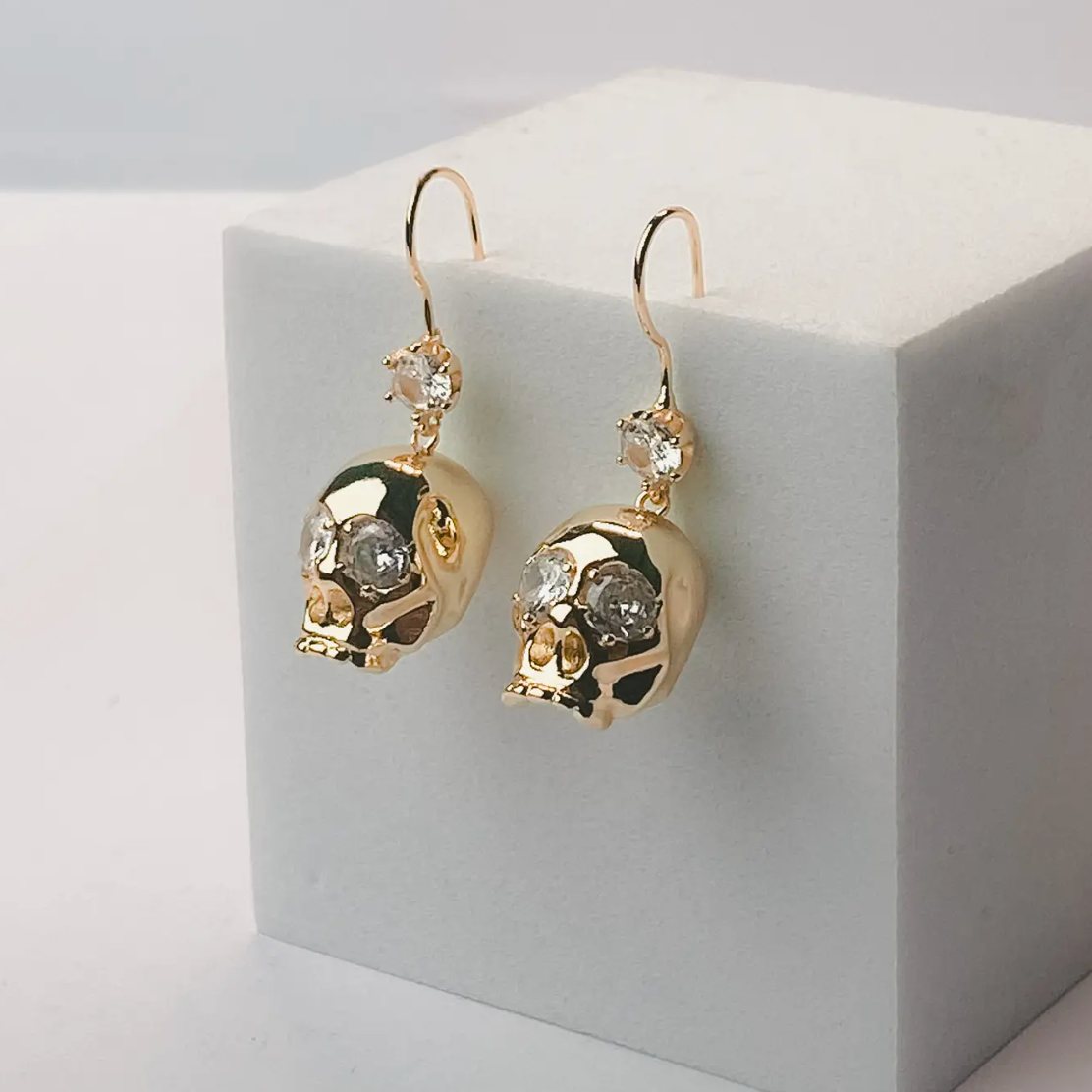 Vanitas Skull Drop Earrings