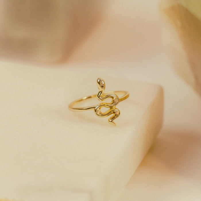 Transformation Snake Ring