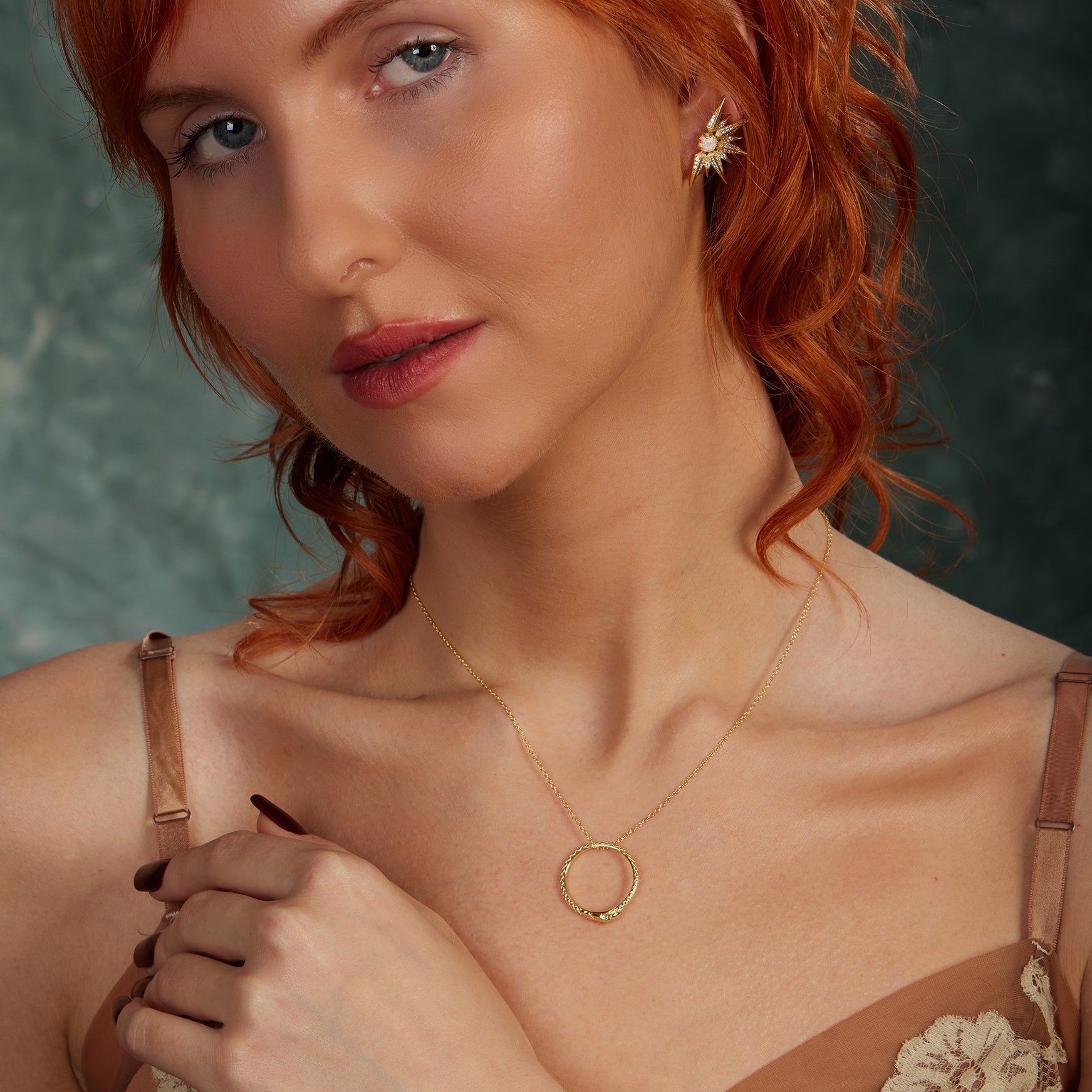 Celestial Crescent Necklace