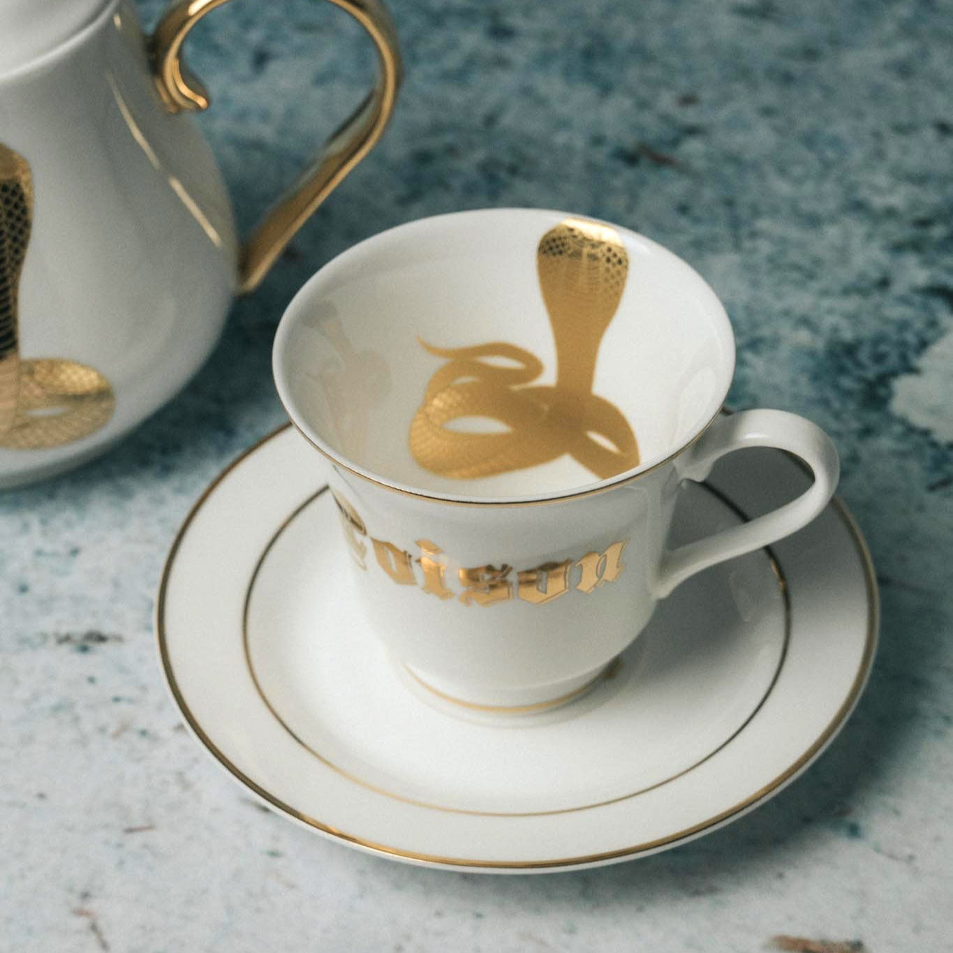 Tea Cup and Saucer - Poison