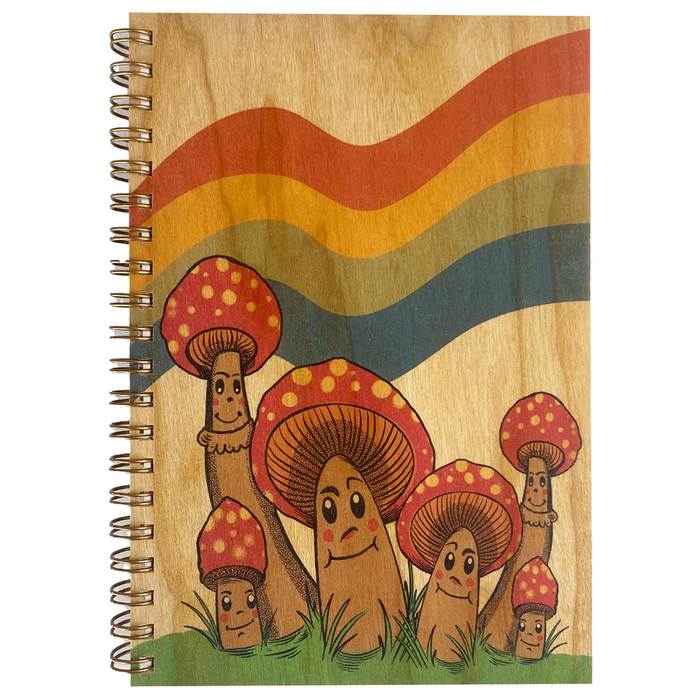 Wood Notebook Trippin' Over You