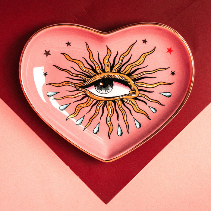 Pop Art Eye Heart Dish