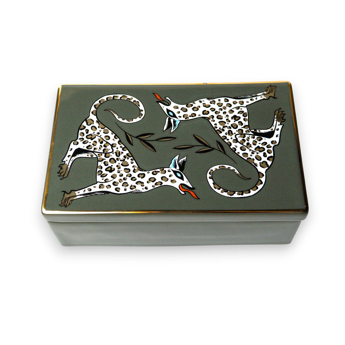 Twin Hunters Ceramic Box