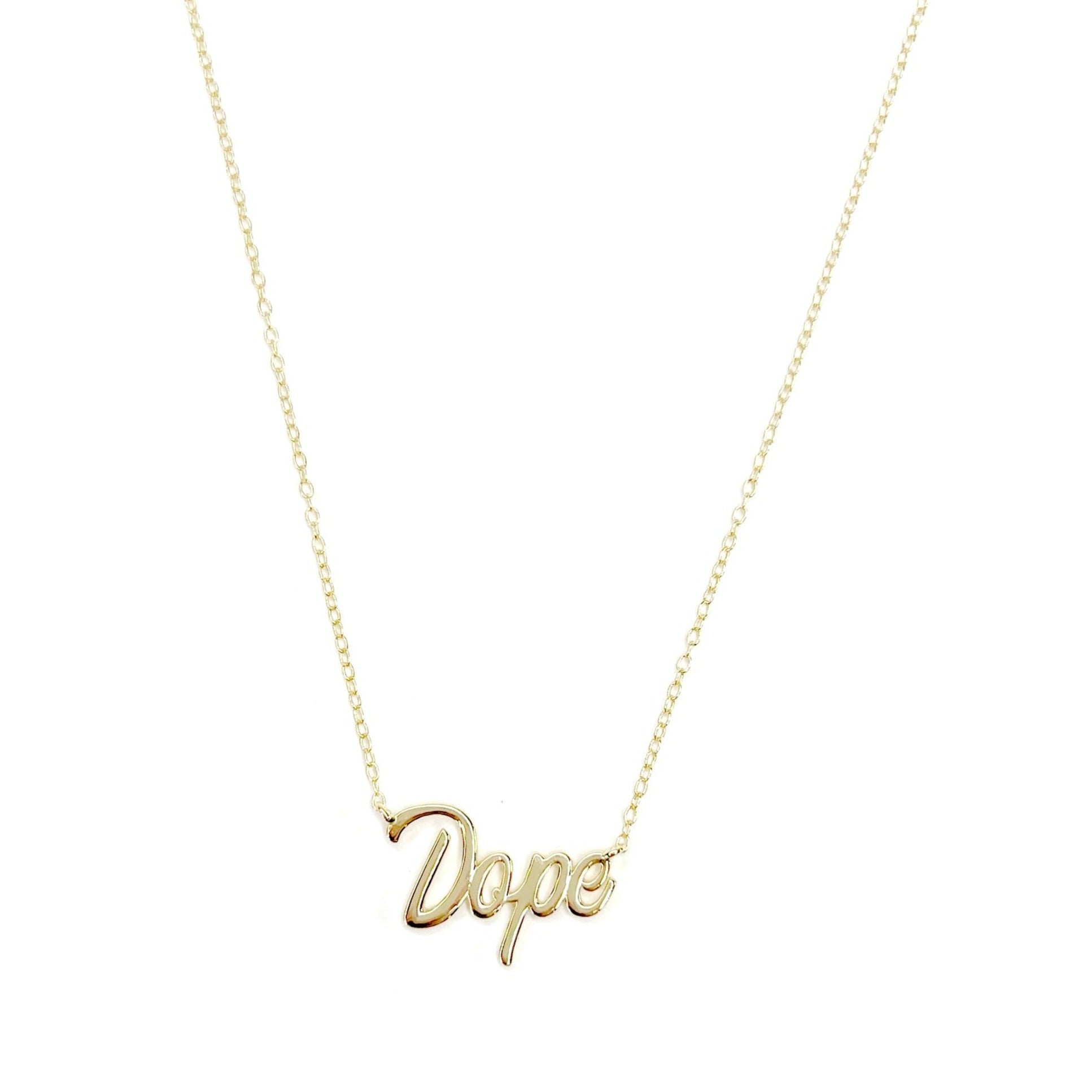 Sassy Letter Gold Necklaces