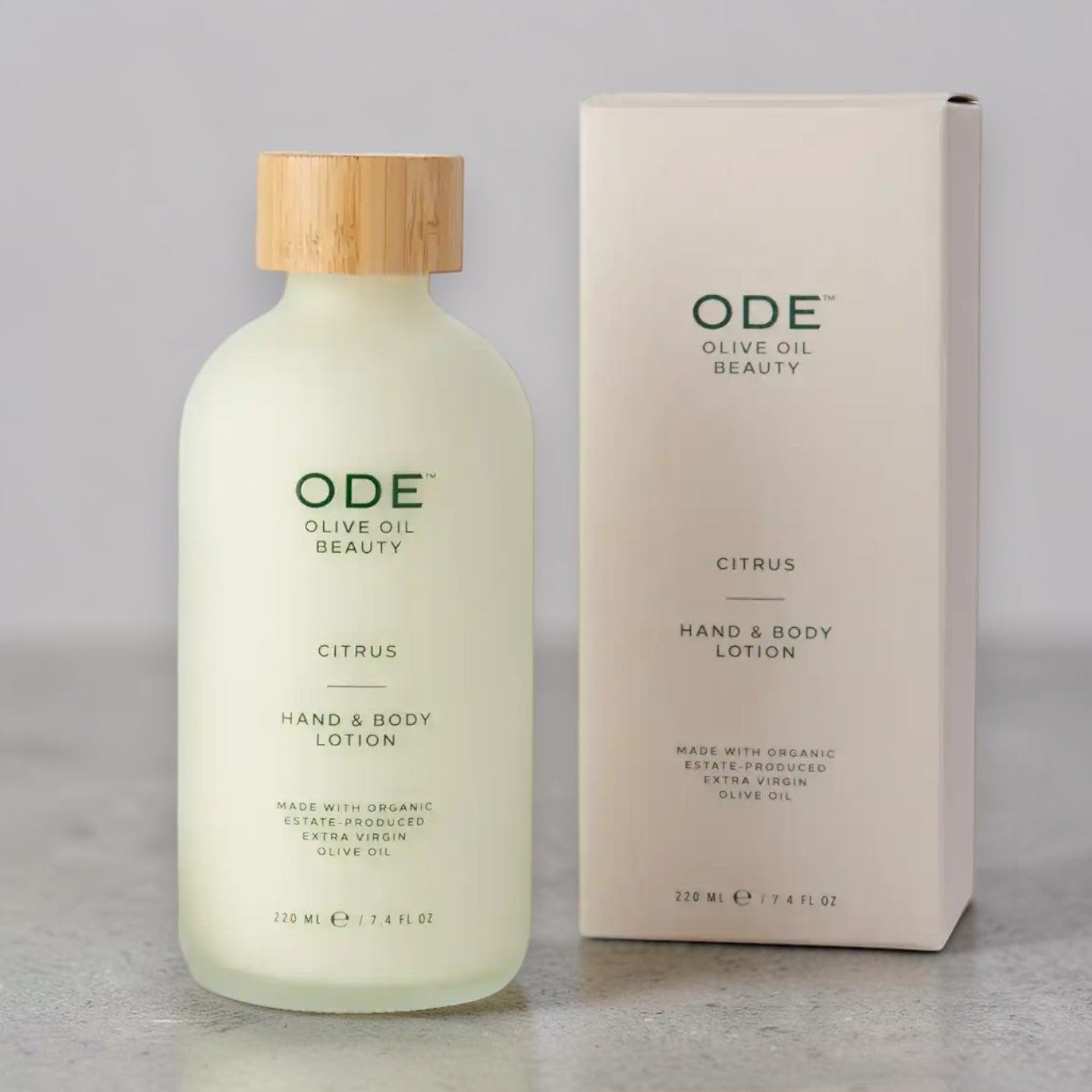 Ode Olive Oil Beauty Hand & Body Lotion - Citrus 7.4 Fl oz