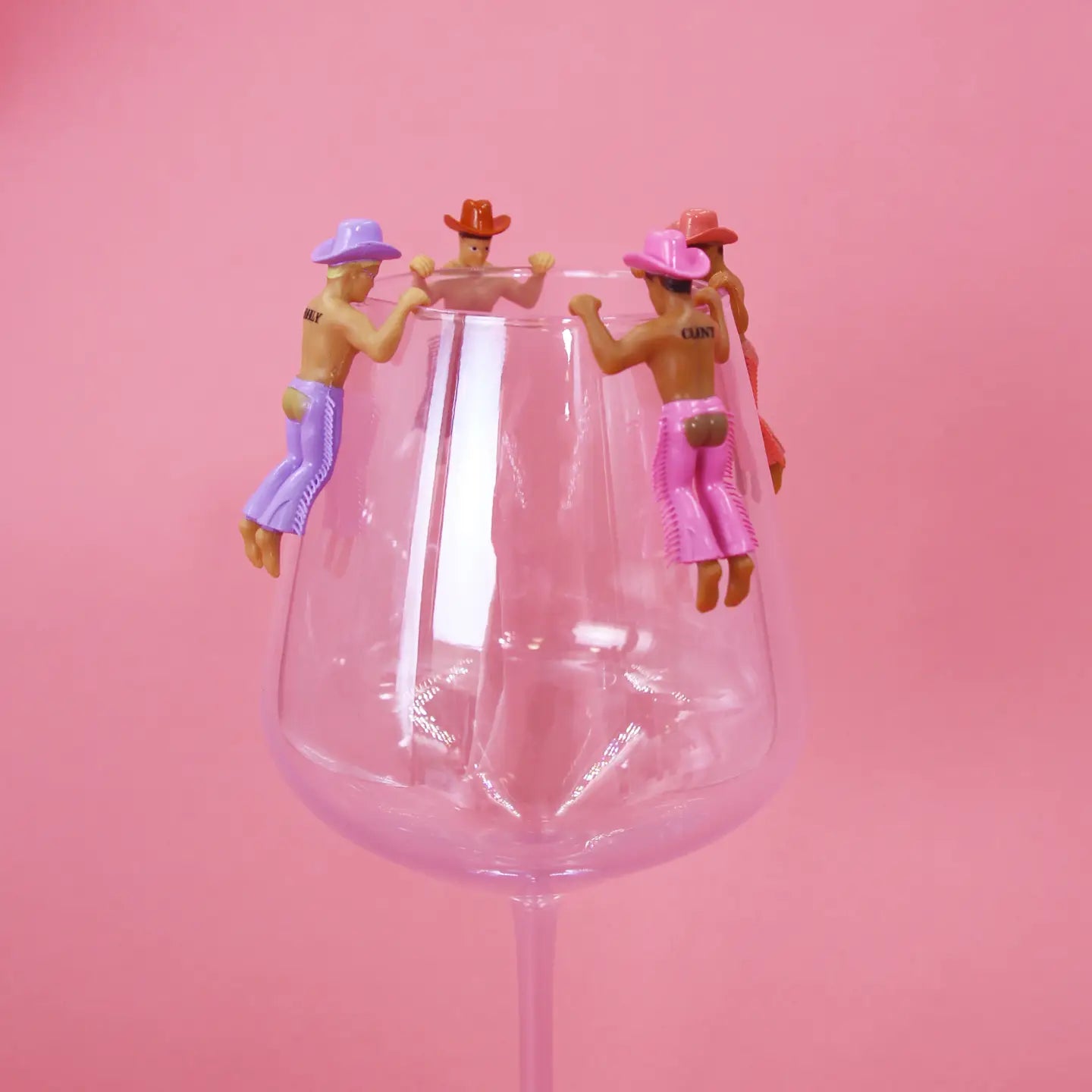 Western Drink Chaps Drink Markers