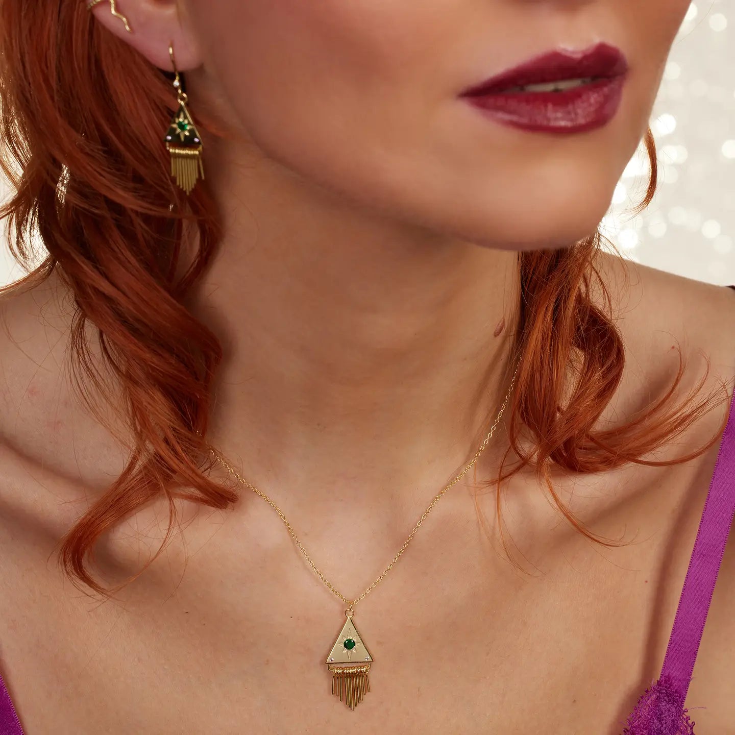 Etruscan Fringe Pendant