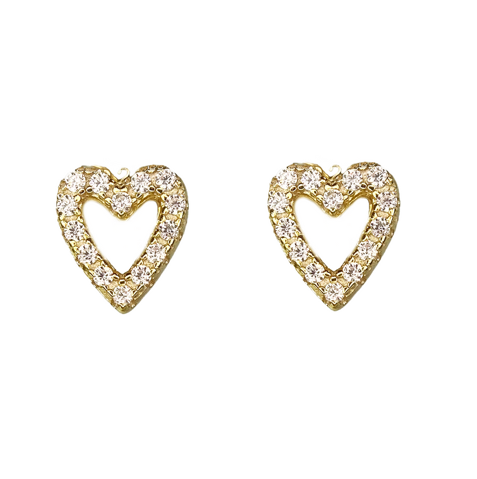 Mi Amor Heart Earrings