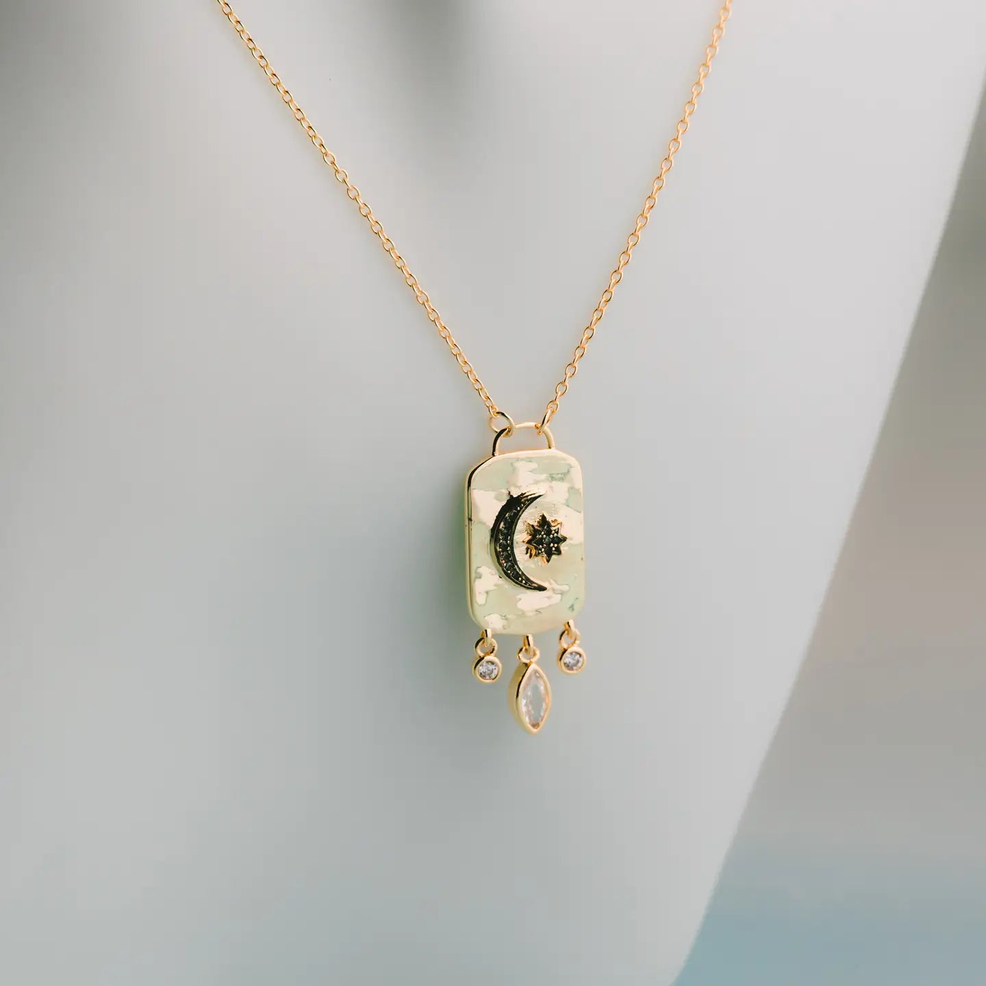 Celestial Crescent Necklace