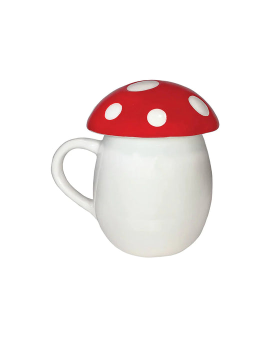 Mushroom Mug with Lid