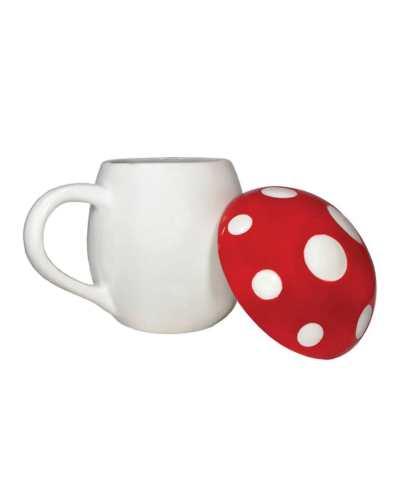 Mushroom Mug with Lid