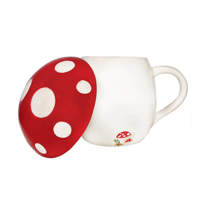 Mushroom Mug with Lid