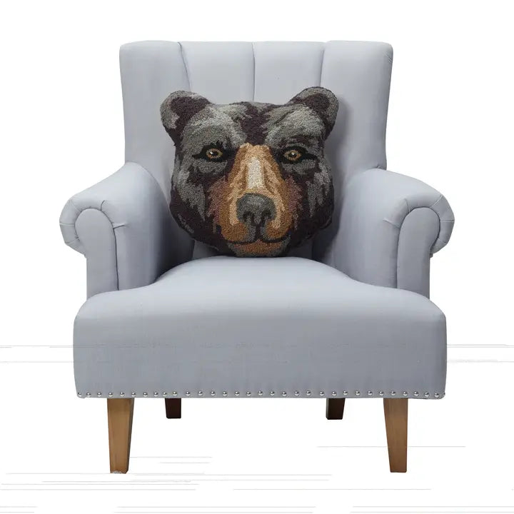 Shaped Black Bear Hook Pillow