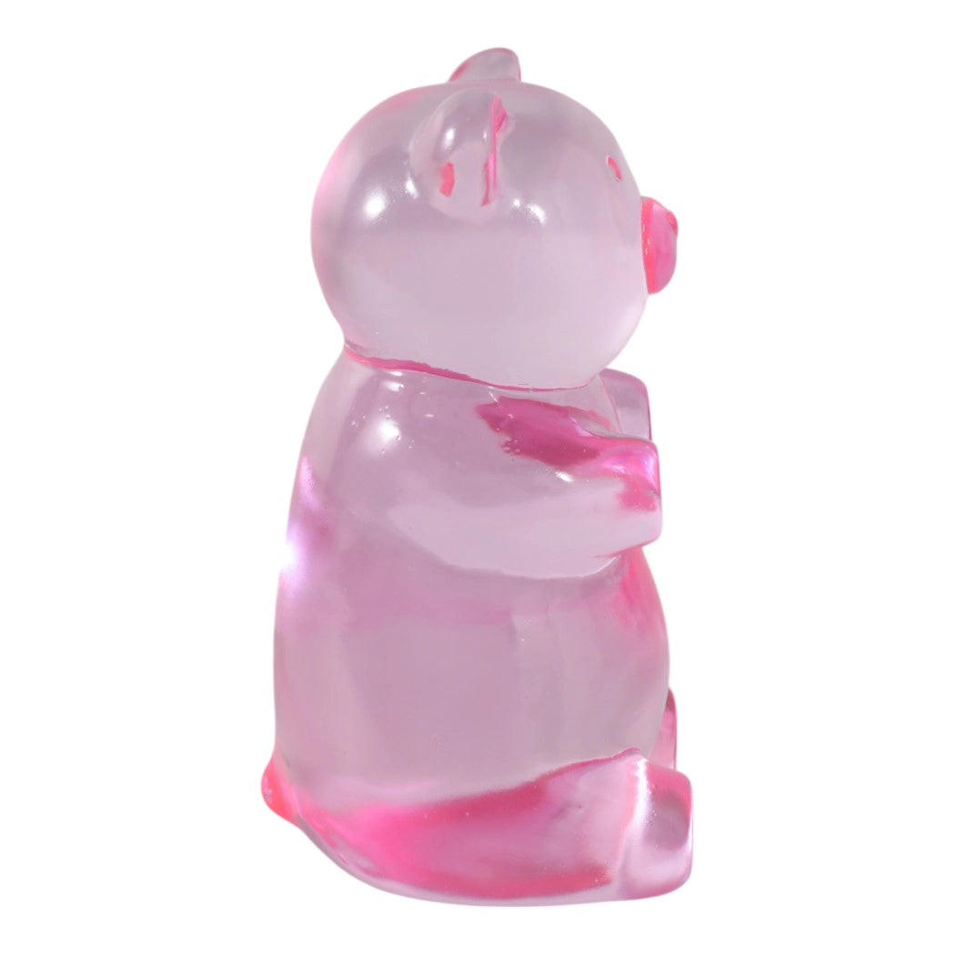 Pink Resin Happy Gummy Bear