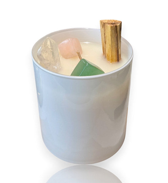 Clarity Ritual Crystal Candle
