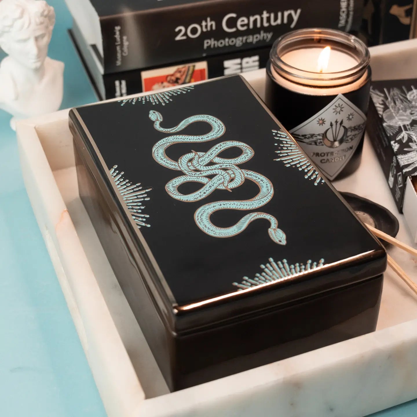 Serpents Coil Ceramic Box