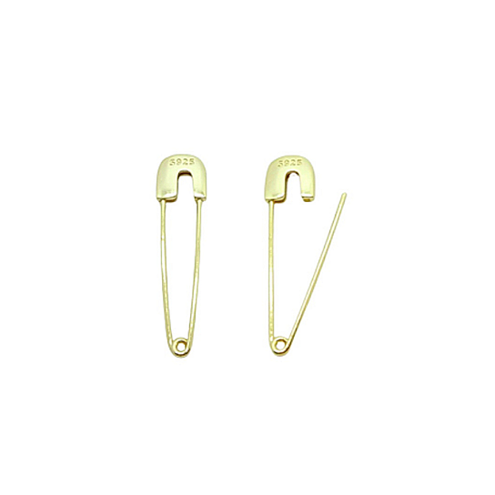 Classic Safety Pin Earrings Small