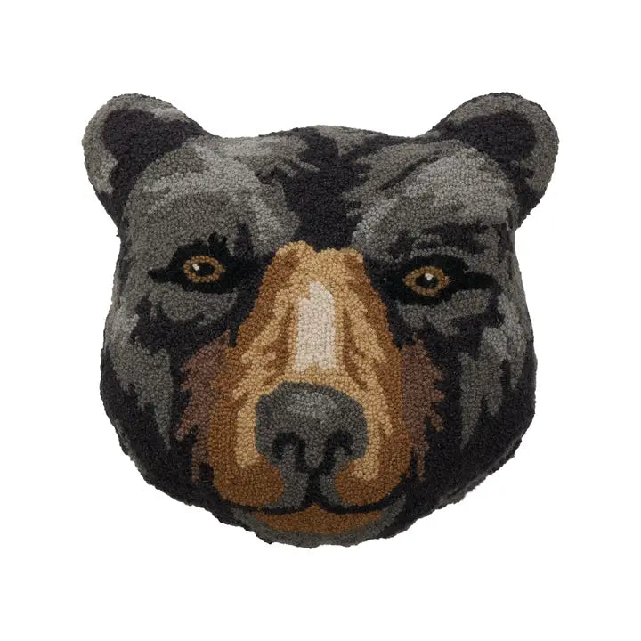 Shaped Black Bear Hook Pillow