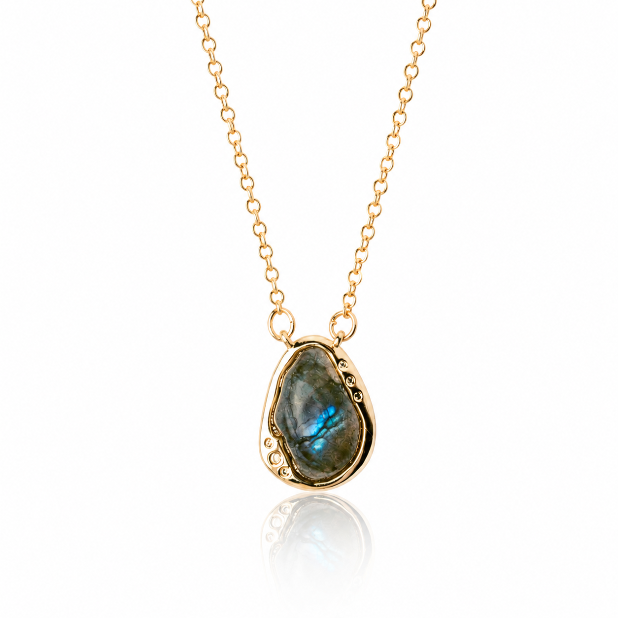Labradorite Edge Necklace