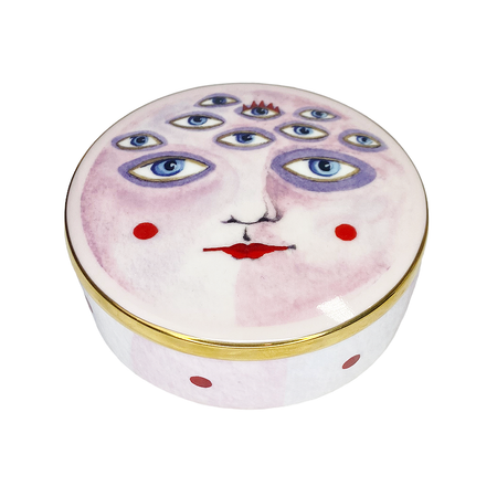 Ceramic Trinket Box - Moon Pie