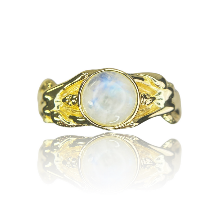 Moonstone Mermaid Ring