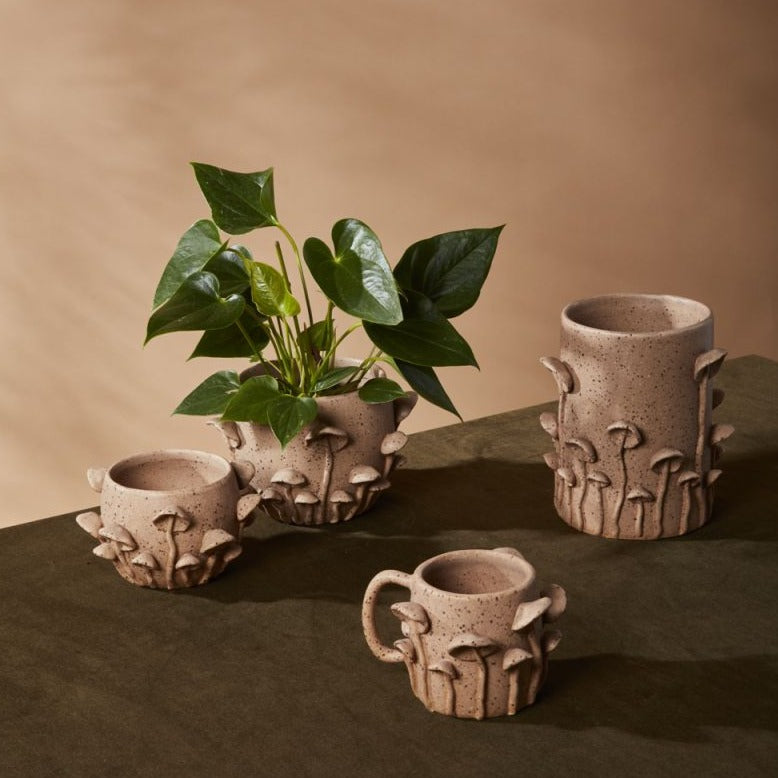 Mushroom Forest Vase