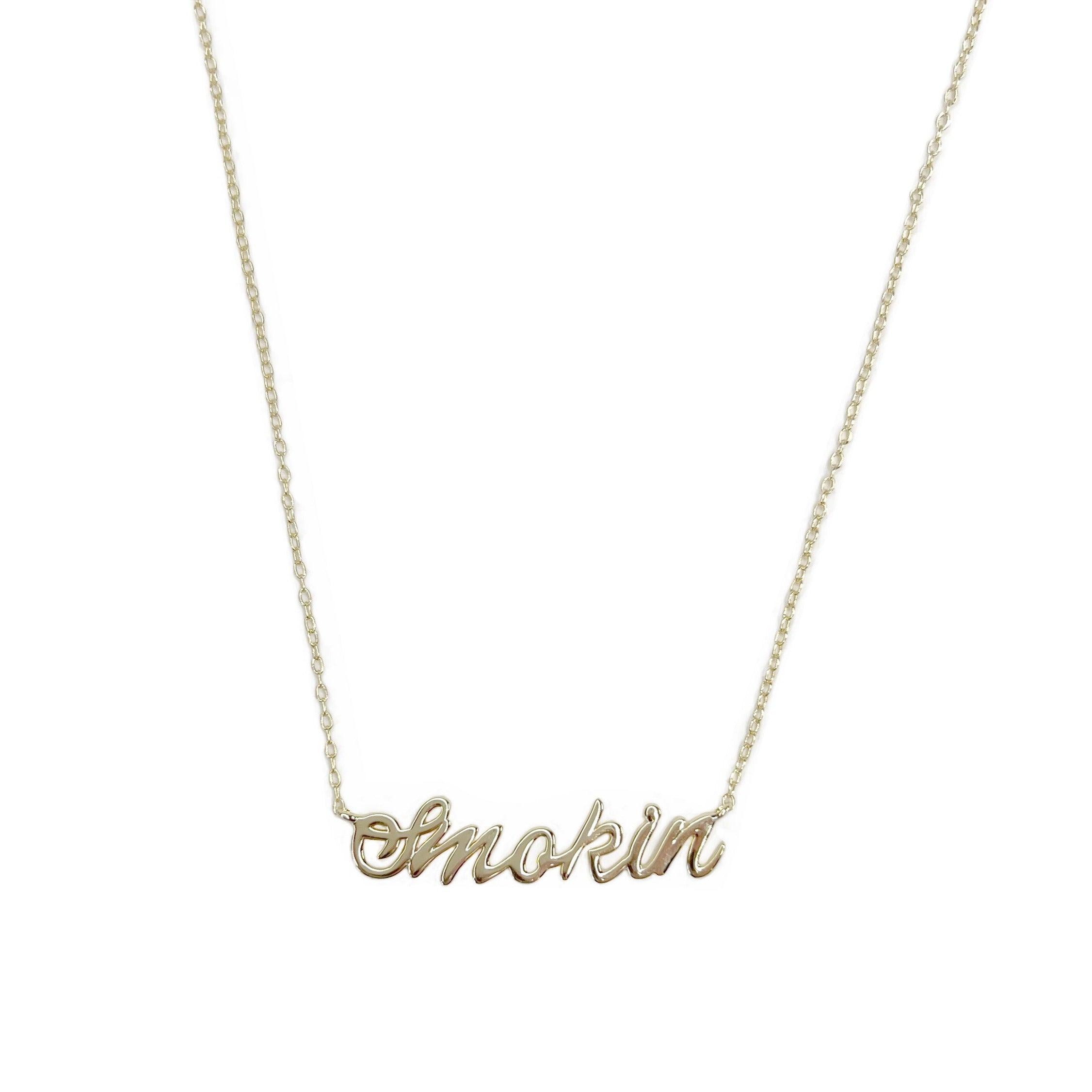 Sassy Letter Gold Necklaces