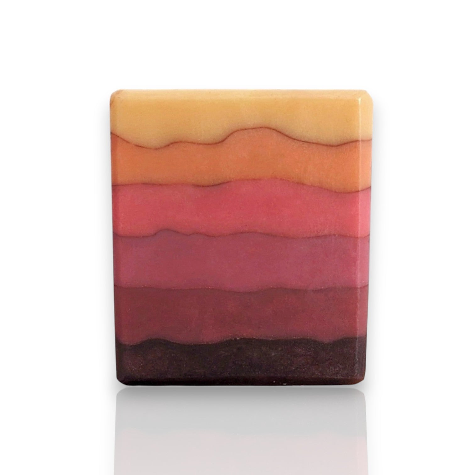 Spiced Sunset Red Ombre Honey Soap