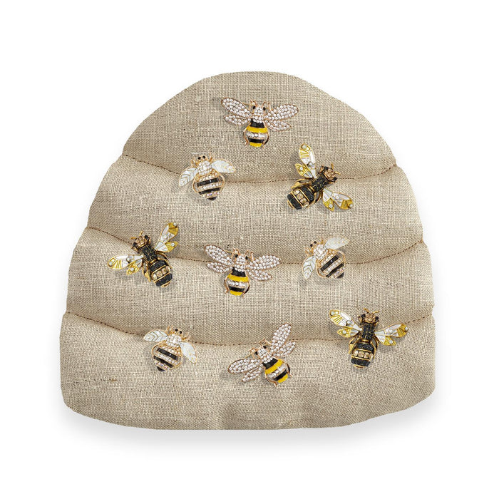 Jeweled Bee Pins