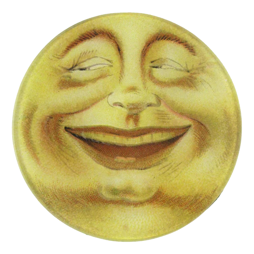 John Derian Full Moon Round Plate