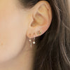 Zoe's Rainbow Heart Stud Earrings