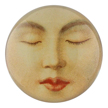 John Derian Sleeping Lady Dome Paperweight