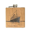 ship wood flask