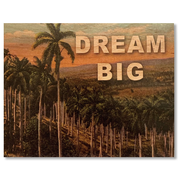 wood card