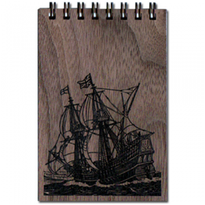 wood ahoy notebook Spitfire Girl