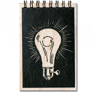 Light Bulb Notepad spitfire girl